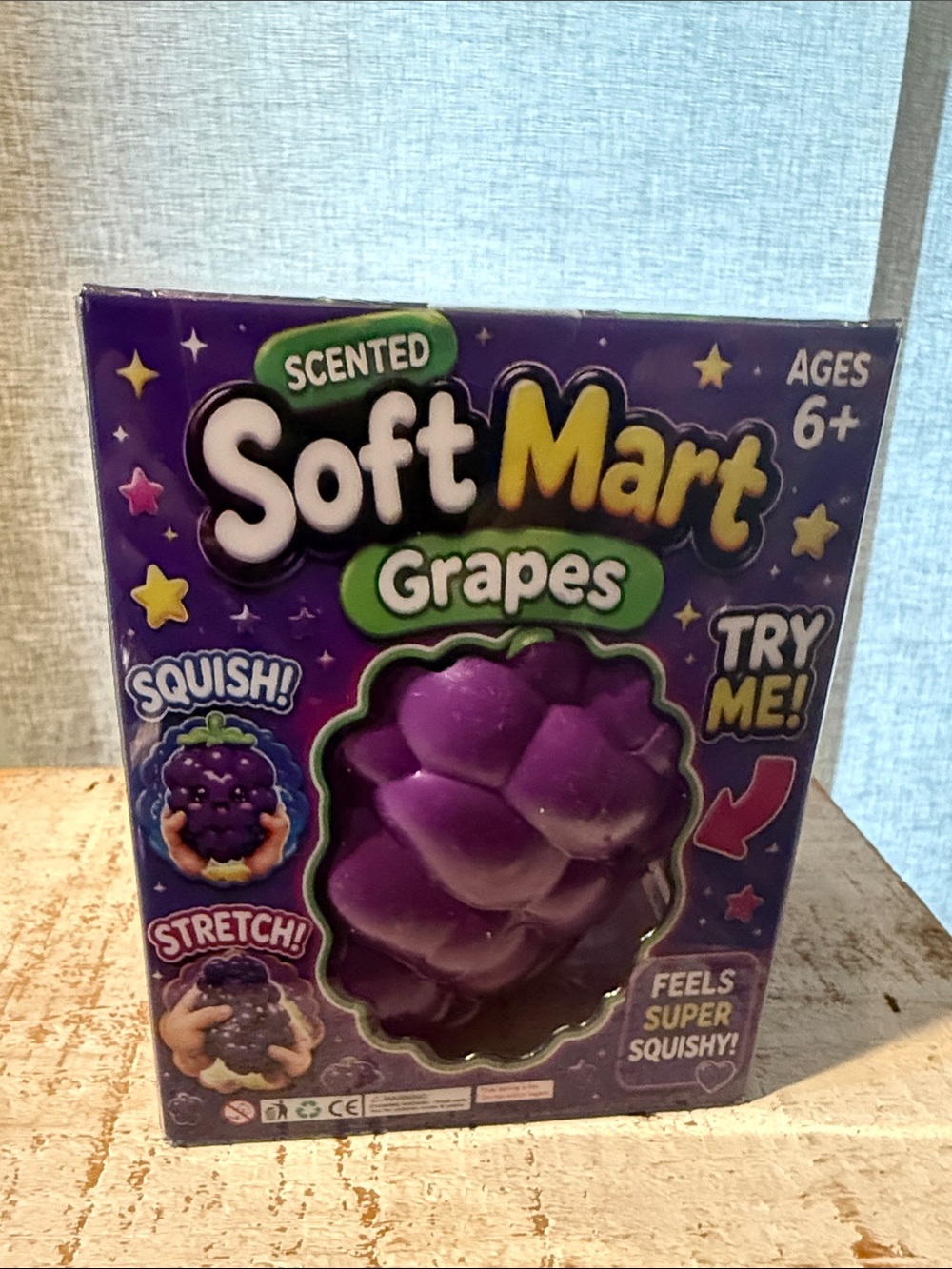 Jumbo Scented Grapes Squishy Toy - 🆕